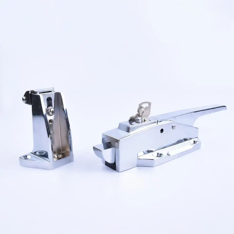 Zine-alloy Cold Room Door Lock Latches Refrigerator Hinge Stainless Steel Zine-alloy Cold Room Door Lock Latches