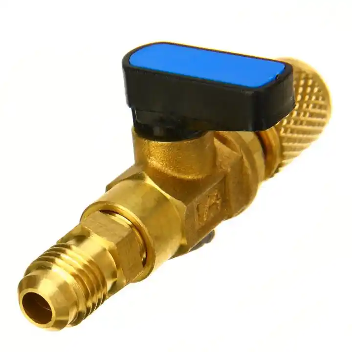 GBP Ball shut off valve Refrigeration Ball Valve For Charging Gas Hose Air conditioner parts