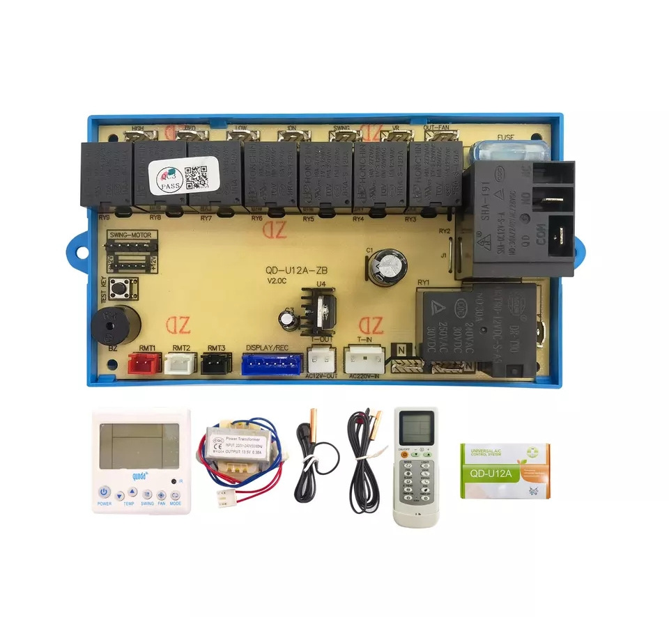 QD-U12A universal air conditioner spare parts pcb control board remote control  for cabinet air conditioner