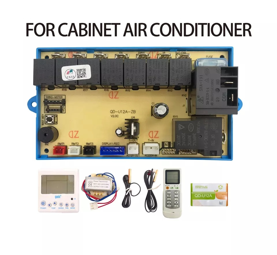 QD-U12A universal air conditioner spare parts pcb control board remote control  for cabinet air conditioner