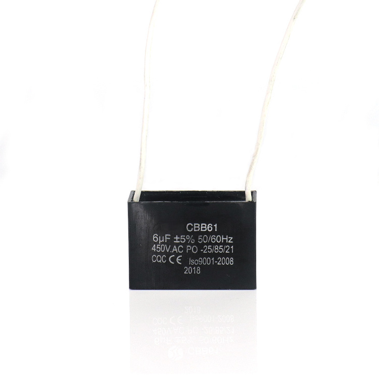 cbb61 electric fans capacitors 6uf 1uf 2uf 220v 450v