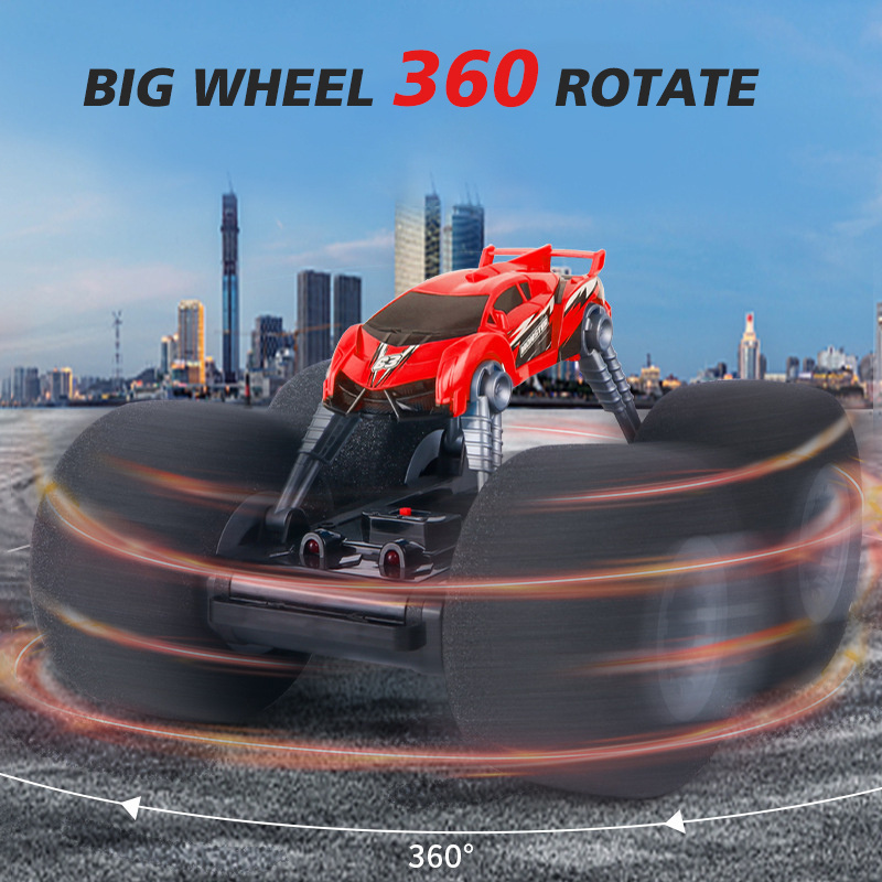 Stunt Car Sponge Tires 360 Flip Road Drift Remote Control Car 2.4G RC Stunt Bounce Vehicle Radio Control Toys For Kids