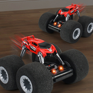 Stunt Car Sponge Tires 360 Flip Road Drift Remote Control Car 2.4G RC Stunt Bounce Vehicle Radio Control Toys For Kids