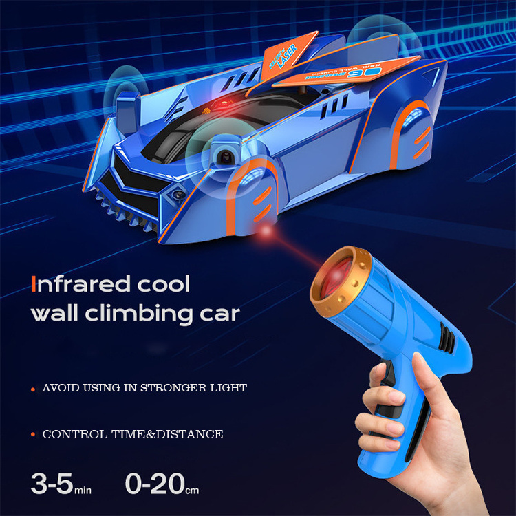 AZ Hot Sale Radio Climbing Walls Control Car Toys Follow Laser Light Car Laser-Guided Climbing Remote Control Toys For Sale