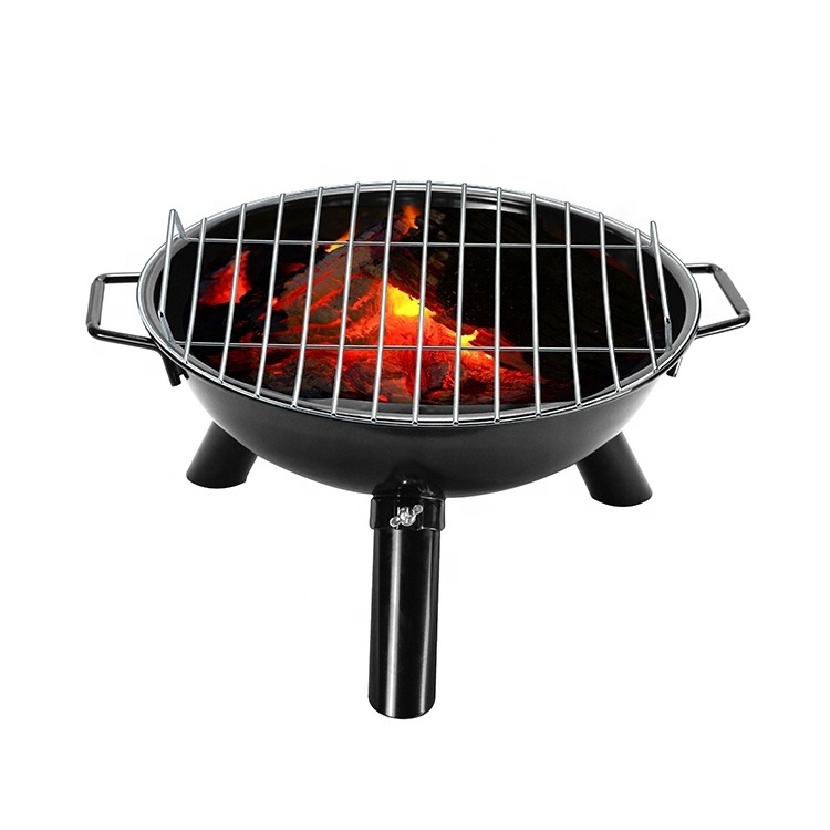 Carbon Steell Outdoor Grill Enamel and High Temperature Powder fire pit  BBQ Charcoal  Grills fire pits