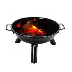 Carbon Steell Outdoor Grill Enamel and High Temperature Powder fire pit  BBQ Charcoal  Grills fire pits