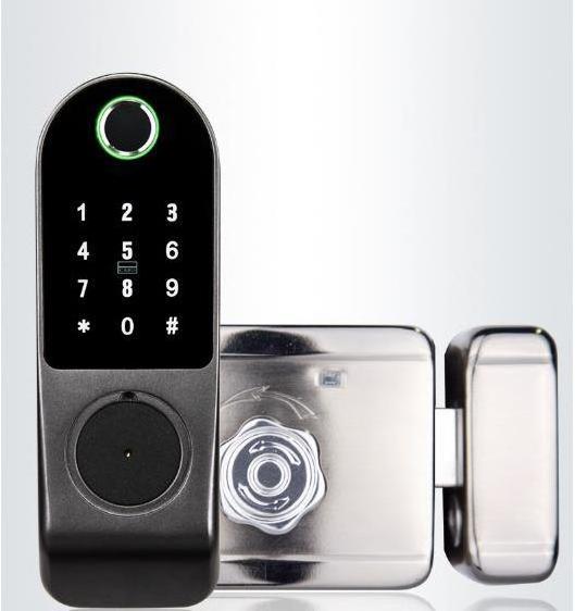 Anti-theft Smart Lock Keyless Fingerprint Door Lock With Card Wireless Access Control Keypad