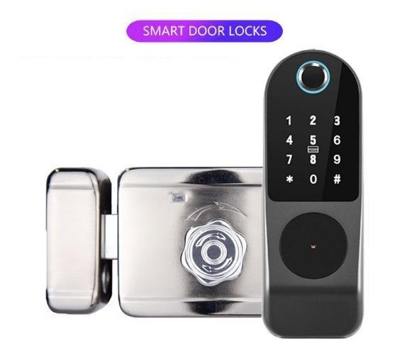 Anti-theft Smart Lock Keyless Fingerprint Door Lock With Card Wireless Access Control Keypad