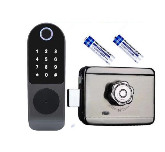 Anti-theft Smart Lock Keyless Fingerprint Door Lock With Card Wireless Access Control Keypad