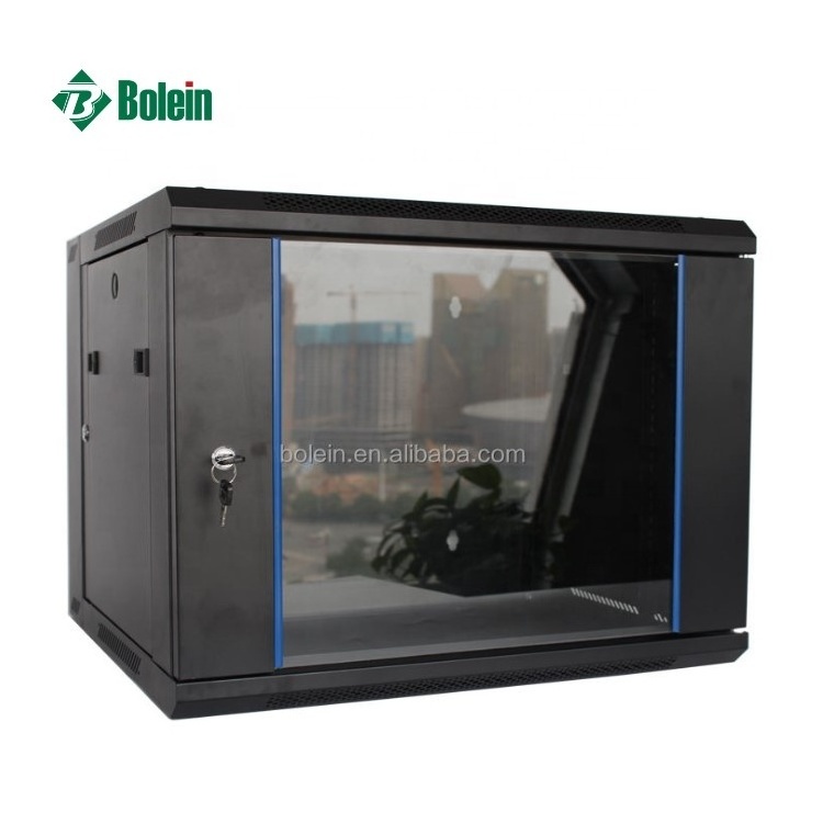 Bolein 19 Inch 6U 600*550 MM Telecom Network Rack Cabinet Wall-mount Mini Server Rack 4U 6U 9U 12U 15U