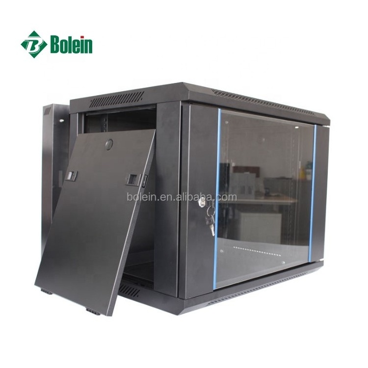 Bolein 19 Inch 6U 600*550 MM Telecom Network Rack Cabinet Wall-mount Mini Server Rack 4U 6U 9U 12U 15U