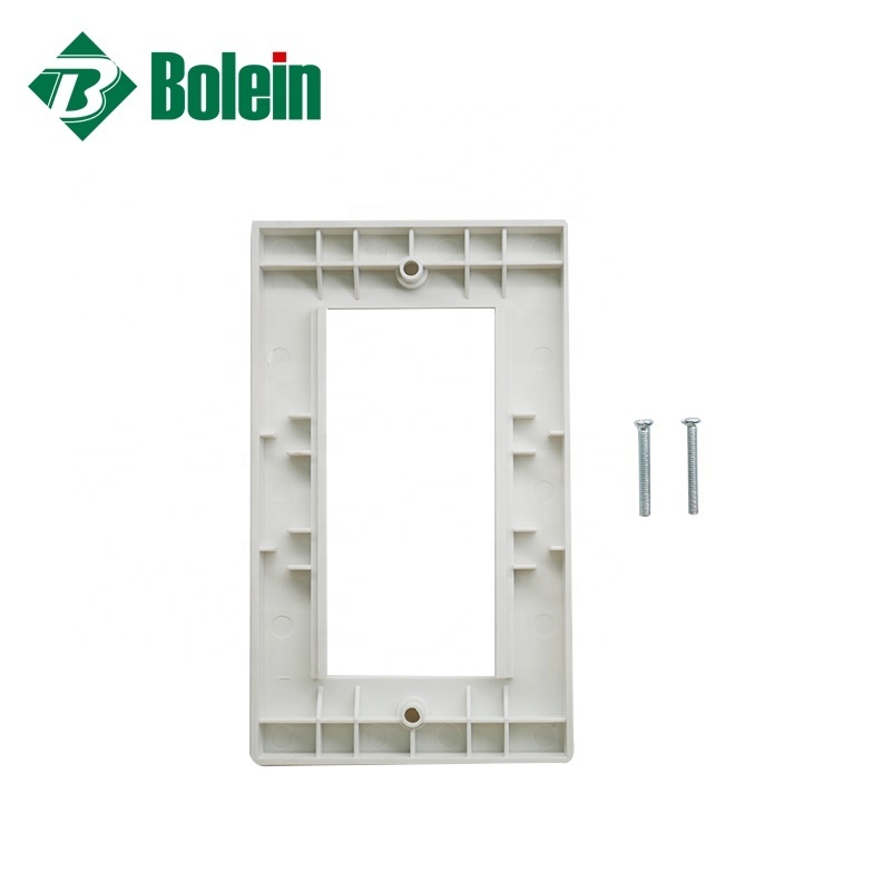 Bolein Standard size wall cover plate 1 gang decorator screw