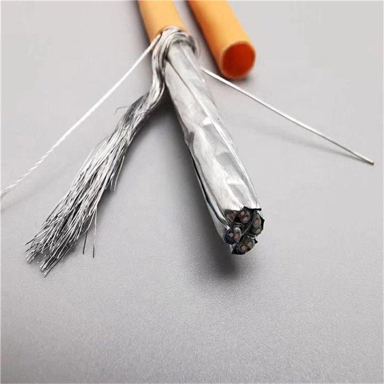 Bolein Network Data Cable 4 Twisted Pair 23AWG Bare Copper  LSZH 10Gigabite  Bandwidth Foiled Braided Cat7 SFTP Ethernet Cable