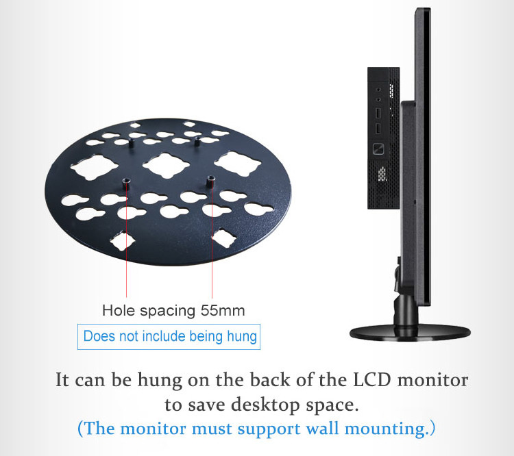 Cheapest Intel Core I7 8706G Desktop Computer Support HD Dual Display Two Lans All In On Mini Pc For Gaming