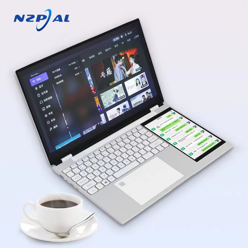 double screen laptop 16+7inch laptop computer intel celeron N5095 16gb ram 128gb/256gb/512gb/1tb ssd notebook