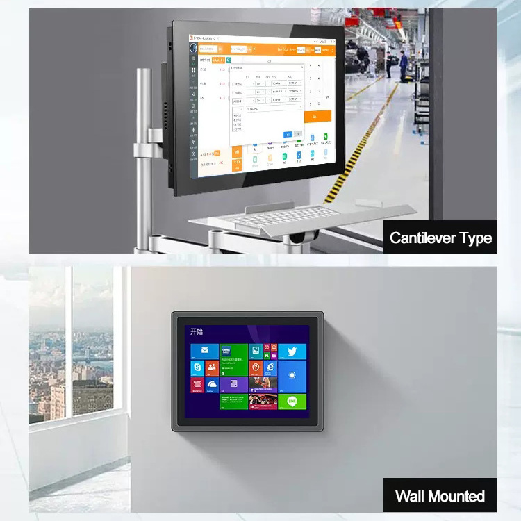 10.1 inch Embedded Tablet PC Industrial All in one PC J1900 i3 i5 i7 Processor DDR3/4 Touch Screen Industrial PC Panel