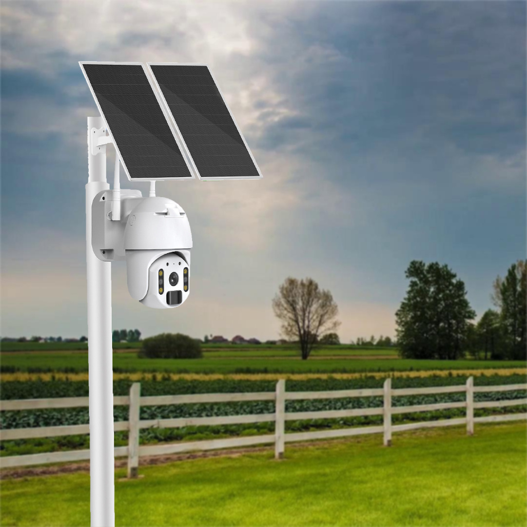 4G 3MP HD solar camera With Sim Card Battery Solar Security Camera trail camera solar panel