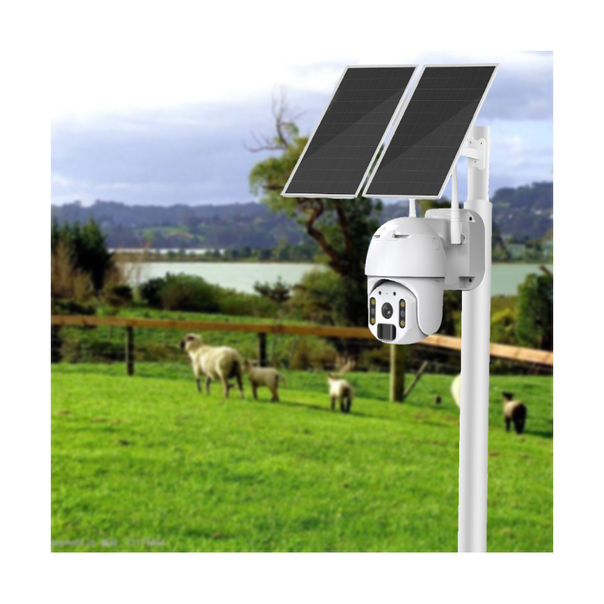 4G 3MP HD solar camera With Sim Card Battery Solar Security Camera trail camera solar panel