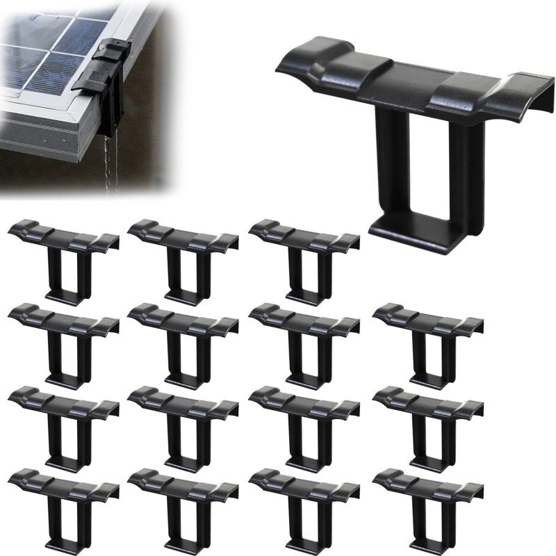 Buy solar panels for free Roof Ground Solar Mounting System 30mm 35mm Solar Panel Water Drainage Clips