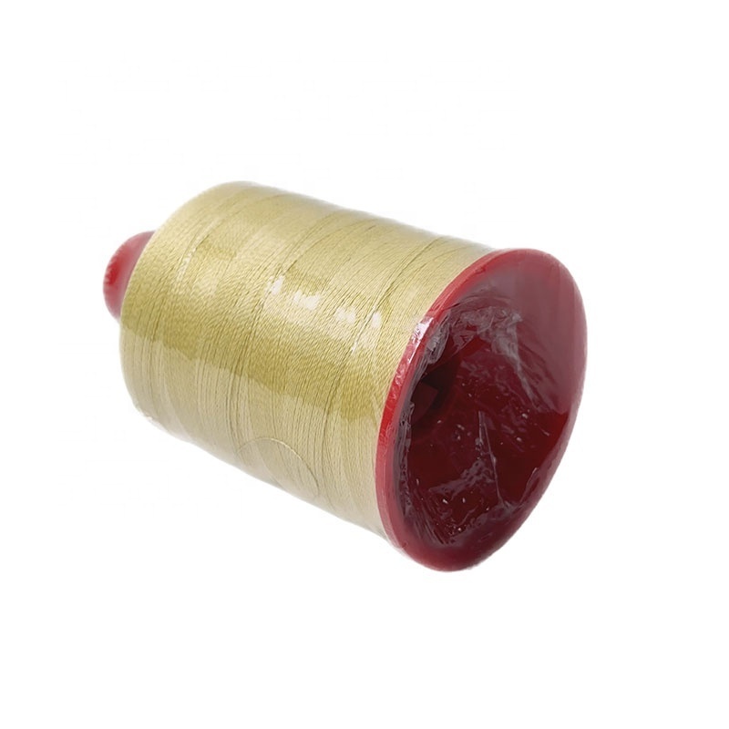 Fire retardant 100% para-aramid continuous filament sewing thread para-aramid thread