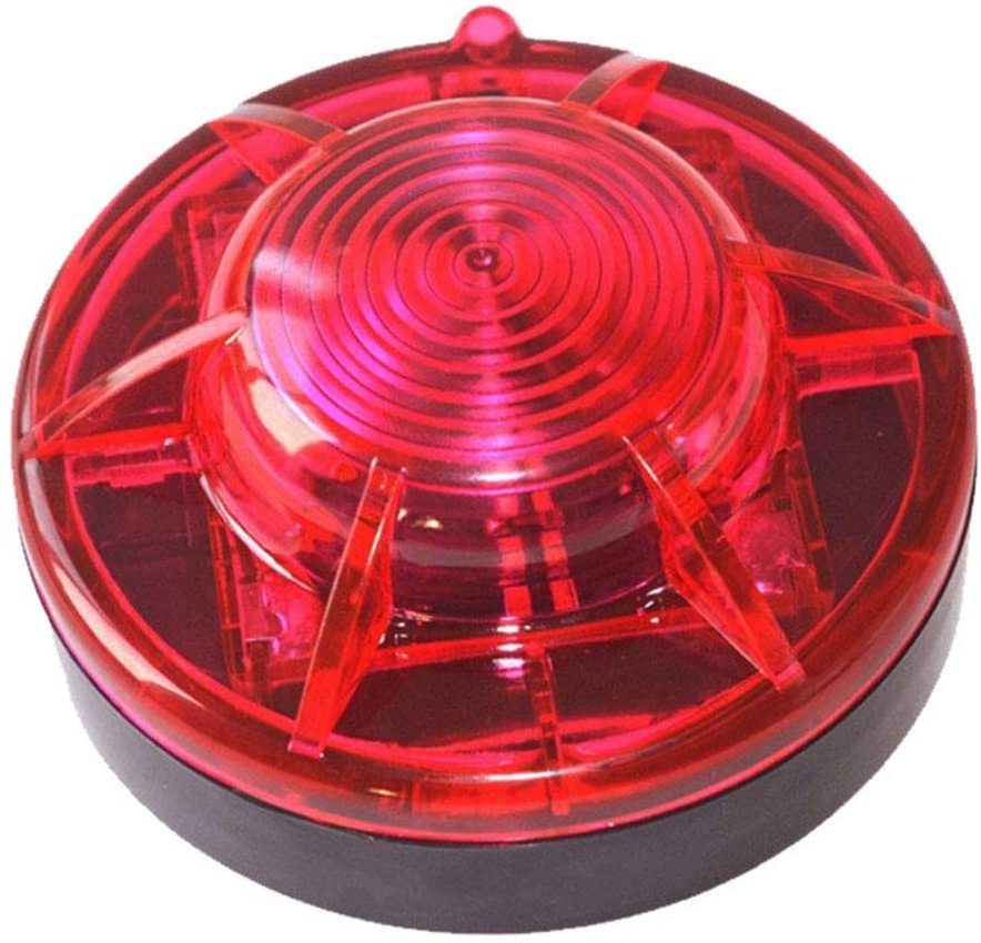 Red LED Warning Safety Flashing Strobe Beacon Light Flashlight with Magnetic Base for Vehicle Truck Tractor Golf Carts UTV Car