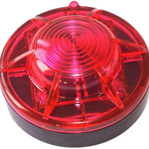 Red LED Warning Safety Flashing Strobe Beacon Light Flashlight with Magnetic Base for Vehicle Truck Tractor Golf Carts UTV Car