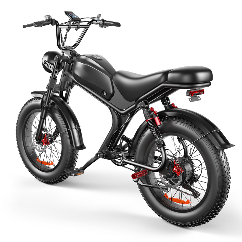 EU stock 48v 20ah retro adult off road 20 inch electric bicycle 1000w fat tire mountain ebike