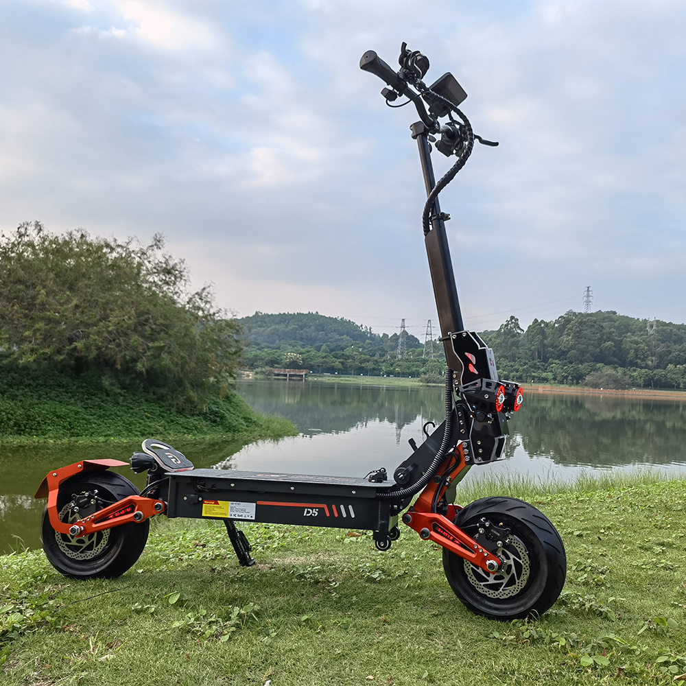 Wholesale warehouse 5000w 48v 35ah off-road chariot wide tyre 12 inch max load 150kg powerfull electric scooters