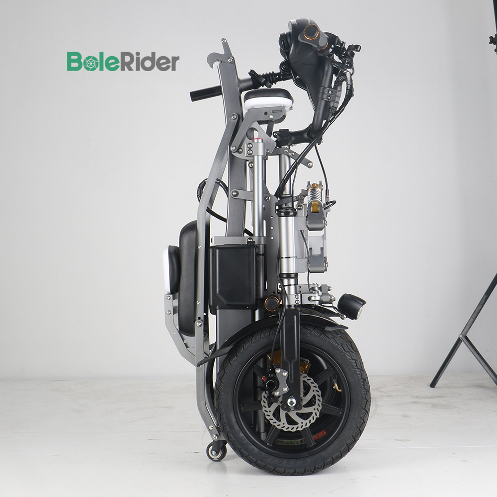 New 48V 500W folding off road mobility electric scooter full suspension 3 wheels electric scooter for adult tricycle