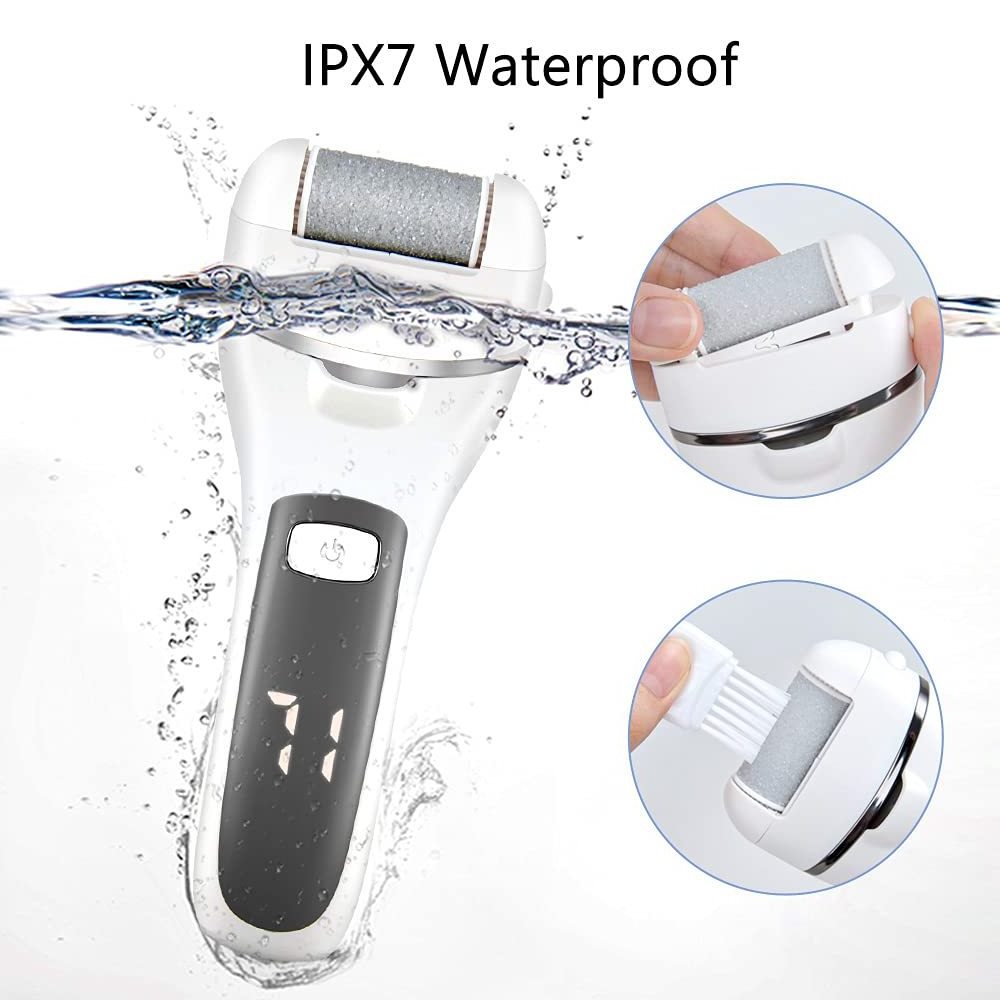 Electric Foot Callus Remover Rechargeable Pedicure Tools for Men  Best Professional Spa Electronic Micro Pedi Feet File Care