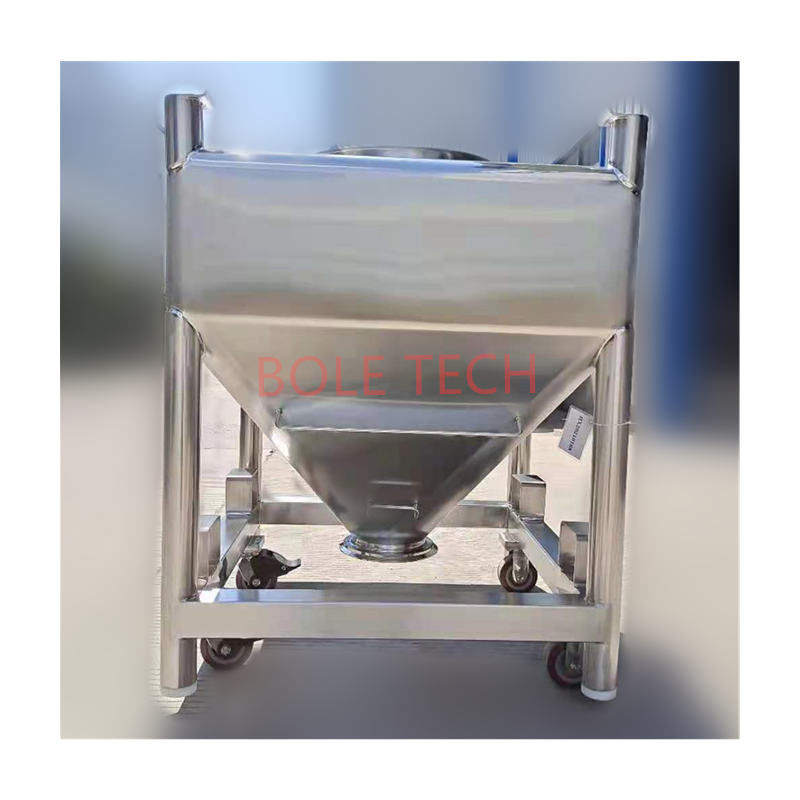 1200L Nutriceutical stainless steel IBC tote bin tank