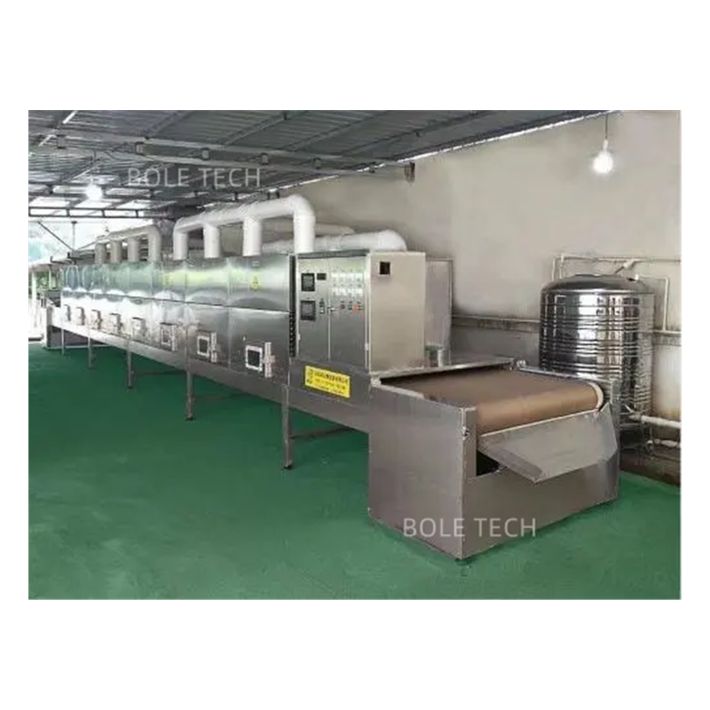 Tobacco microwave drying machine Industrial microwave dryer Tunnel type microwave sterilization dryer