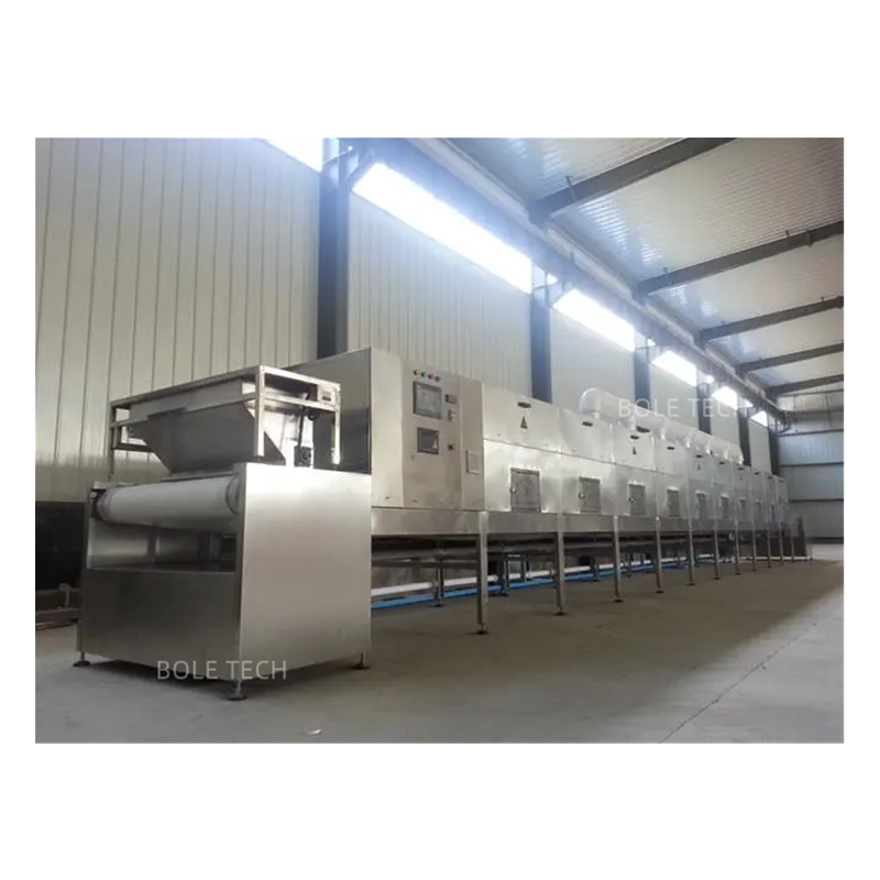 Tobacco microwave drying machine Industrial microwave dryer Tunnel type microwave sterilization dryer