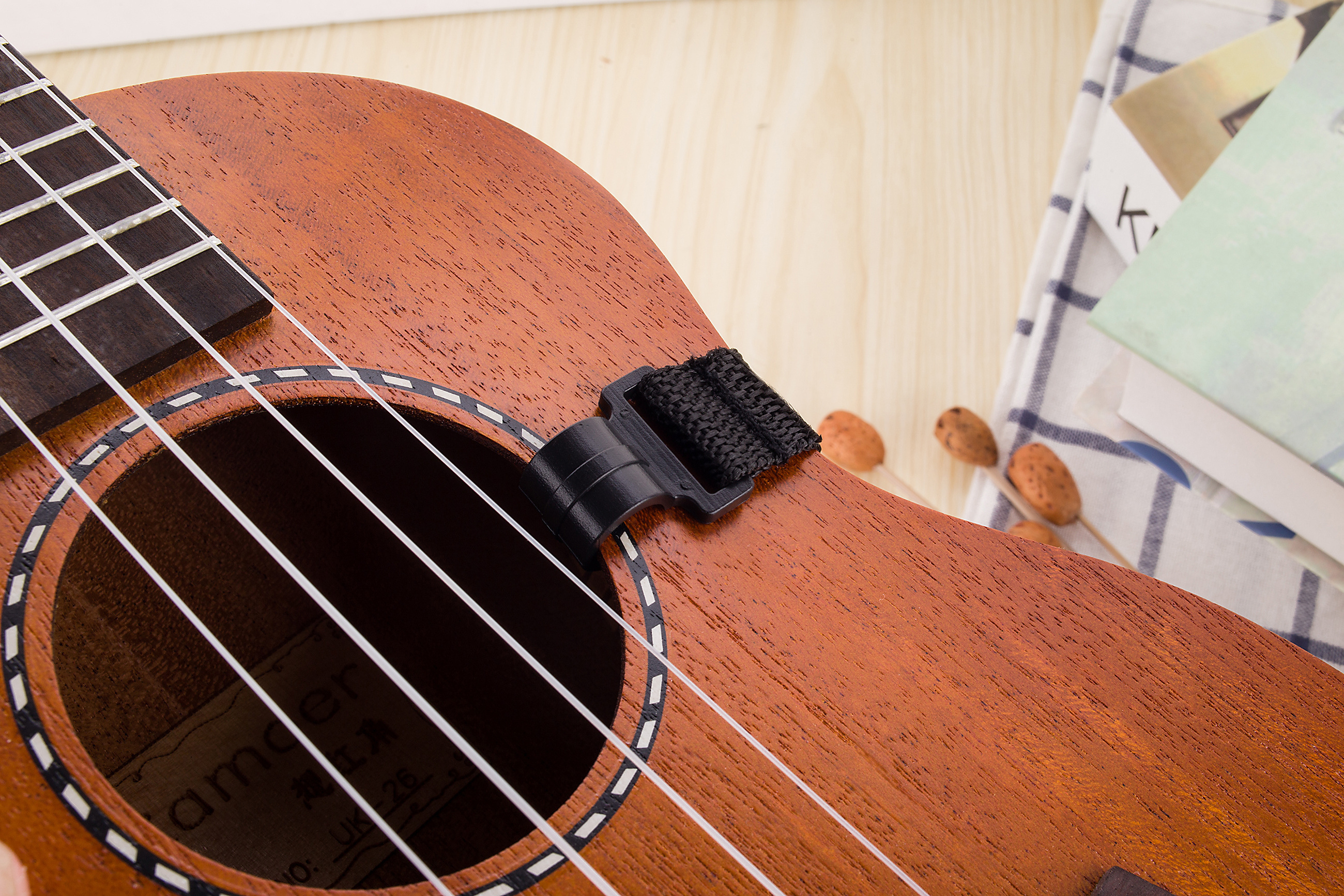 Factory Custom Ukulele Strap Adjustable Accessories Suitable for Soprano Concert Tenor Baritone Ukuleles Mandolin and Banjo