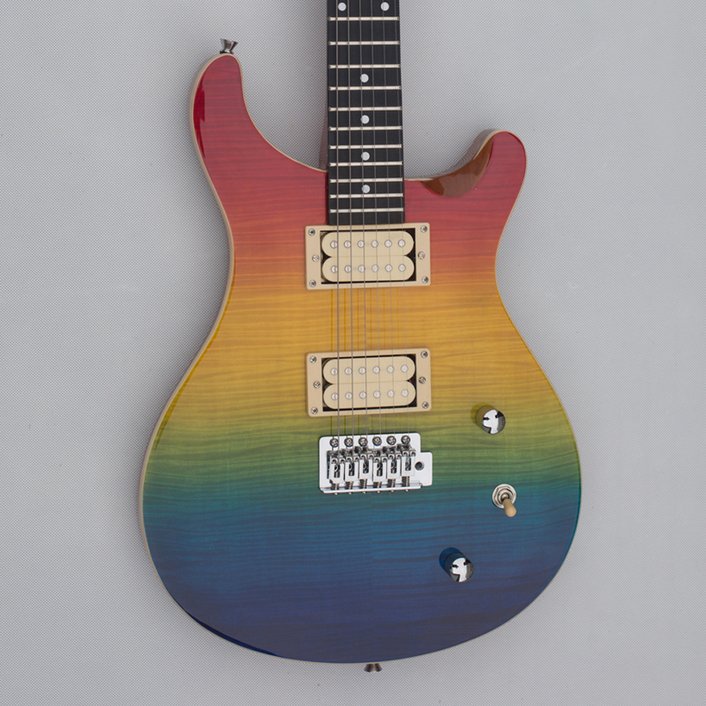 New LP shape electric guitar factory wholesale 22 frets 6 string mahogany body electric guitars accept custom LOGO