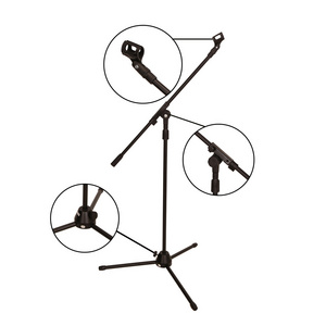 China Wholesale Adjustable Tripod Microphone Stand Accept OEM Mic Stand Factory Price Musical Instrument Accessories