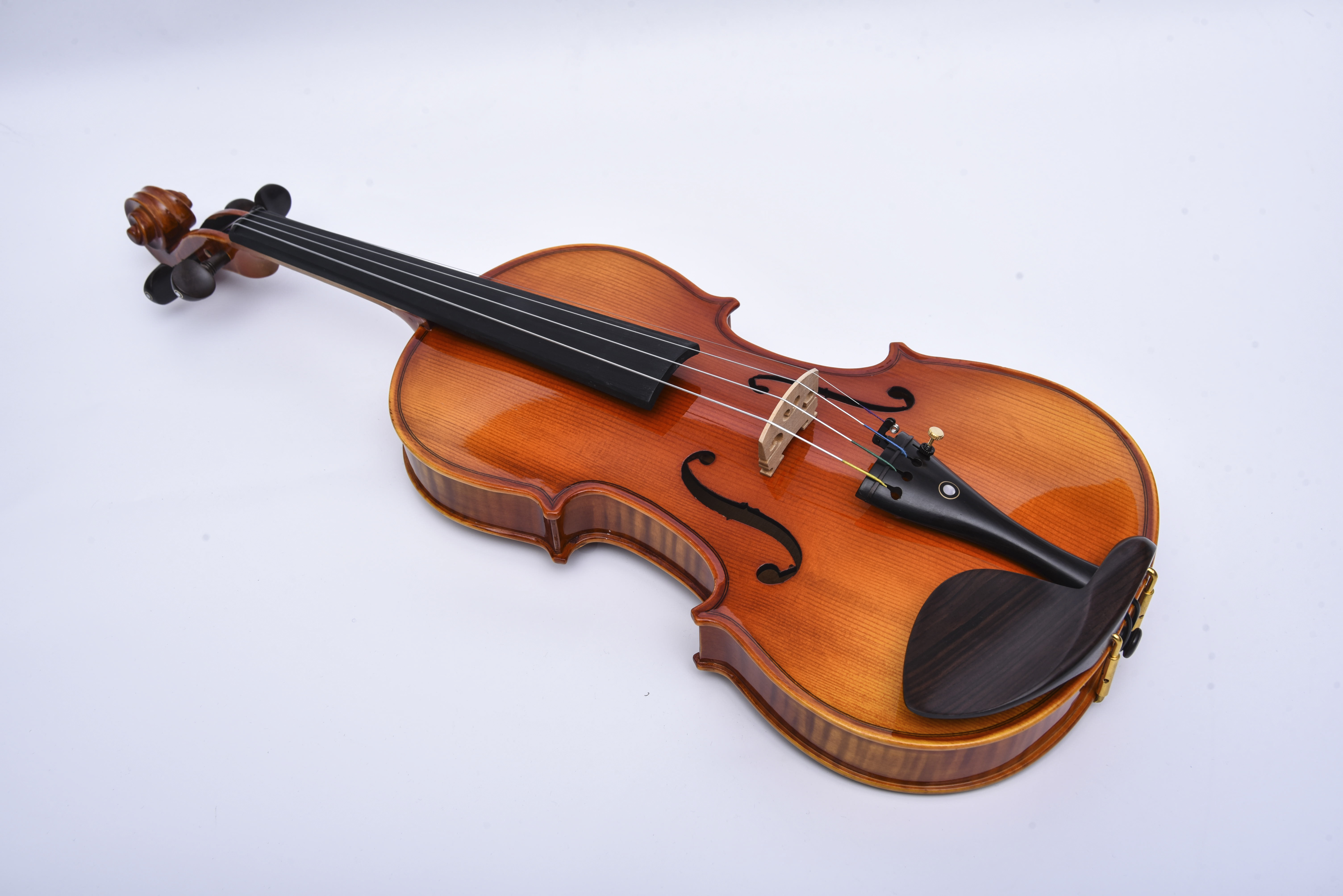 High Quality Professional Violin 4/4 Spruce Solidwood 4 Strings Musical Instrument Set with Bow and Case