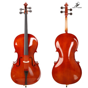 Musical instrument wholesale high gloss Basswood Aluminium Alloy handmade Cello for student beginner cello lovers