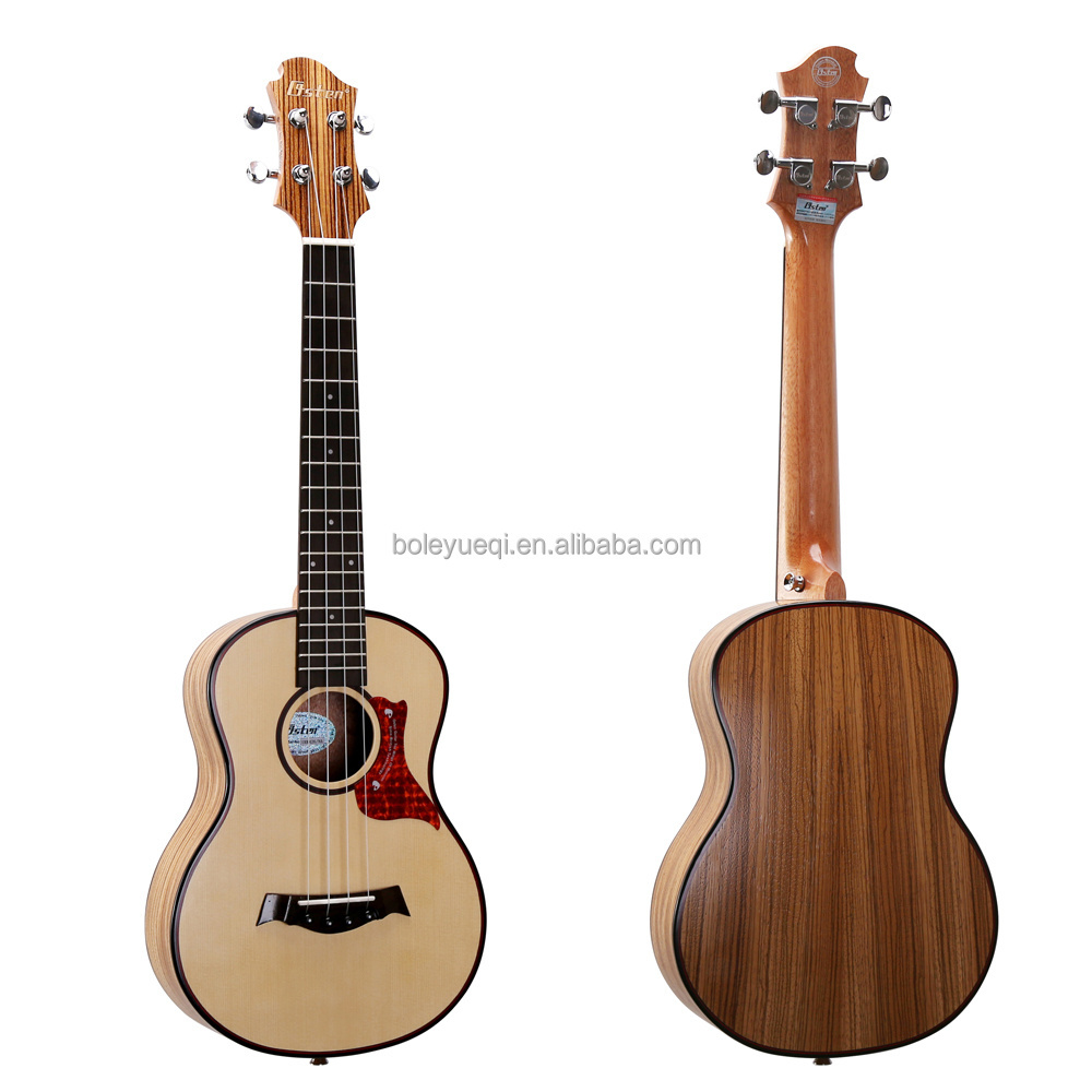 China Wholesale Wooden 26 inch Tenor Ukulele with Level A Spruce Matte Cheap Ukulele Concert Bass Guitar