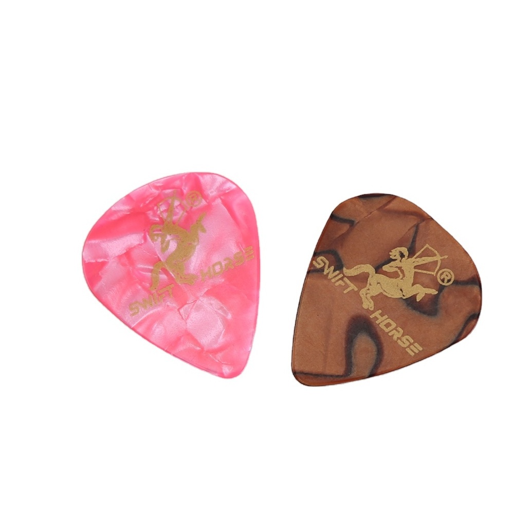 On line Top seller Celluloid Guitar Picks Cheap price Heart-Shaped Picks Custom Size ABS Picks for Electric Acoustic Guitar