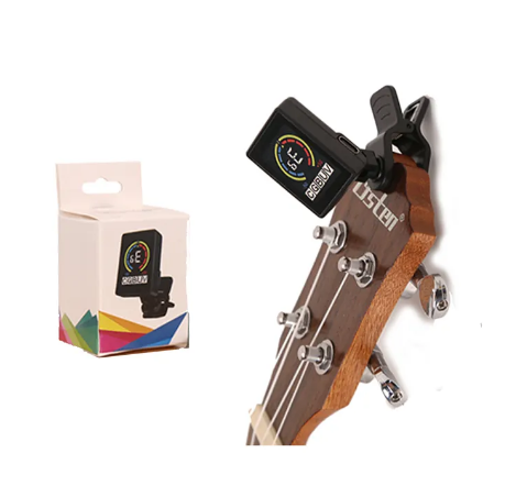 China professional  tuner  five mode ukulele guitar bass  chromatic violin LCD Screen with button  battery