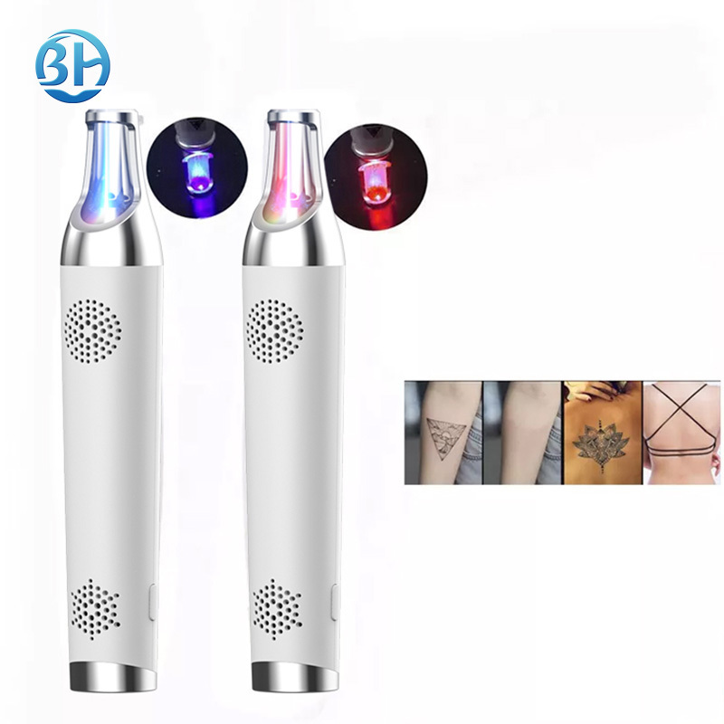 Light Picosecond Pen Tattoo Removal Device Mole Removal Pen Blue Stationary Red Light Nano Needles Skin Pen for Face Home Use