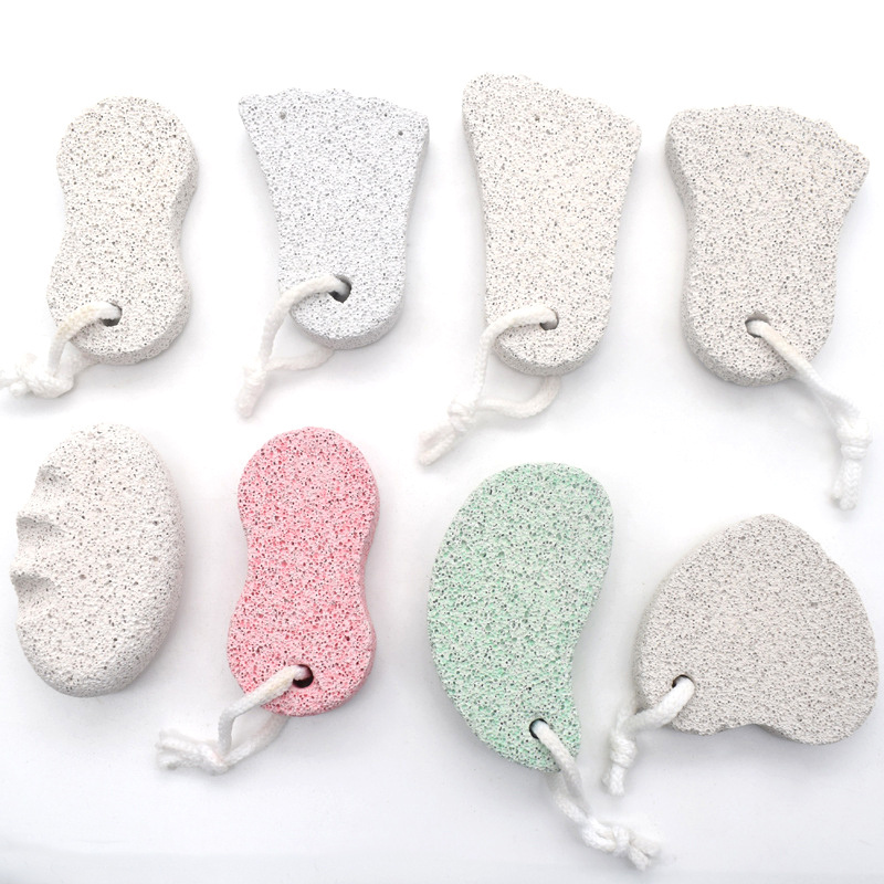 Natural Dead Skin Foot Scrubber Calluses Remover Heels Smoother File Pumice Stone