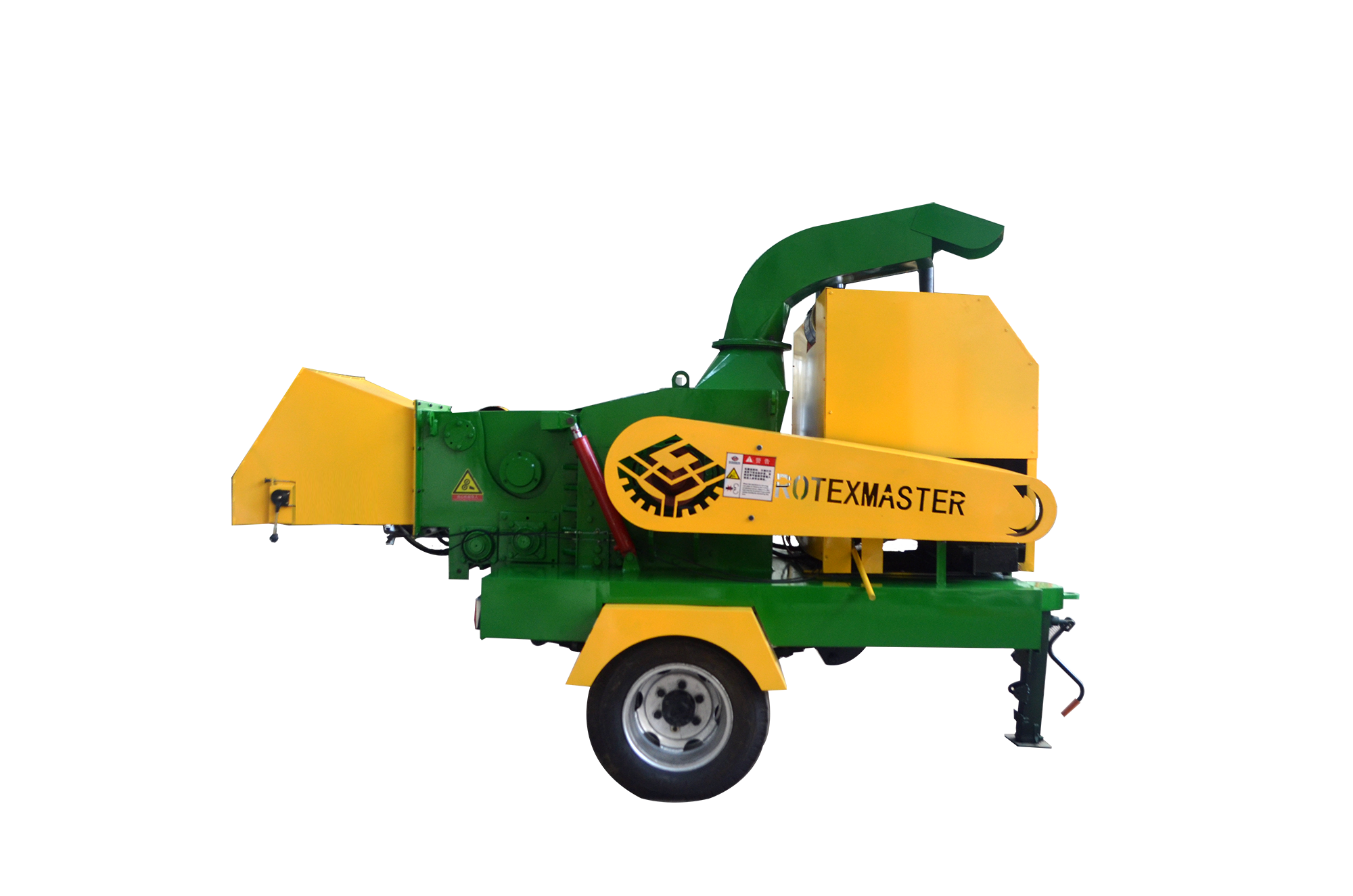 Bolida&Rotex YMPJ 216C mobile wood chipper machine shredder diesel pto 15hp electric