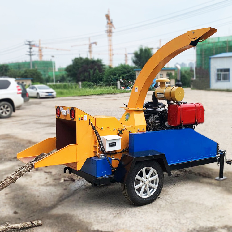 Professional mobile Wood chipper Machine crusher shredder /Wood chip Machine for composting