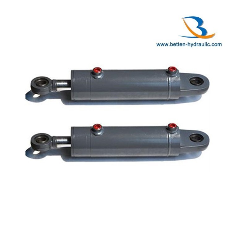 Short stroke forklift tilt lift cylinder