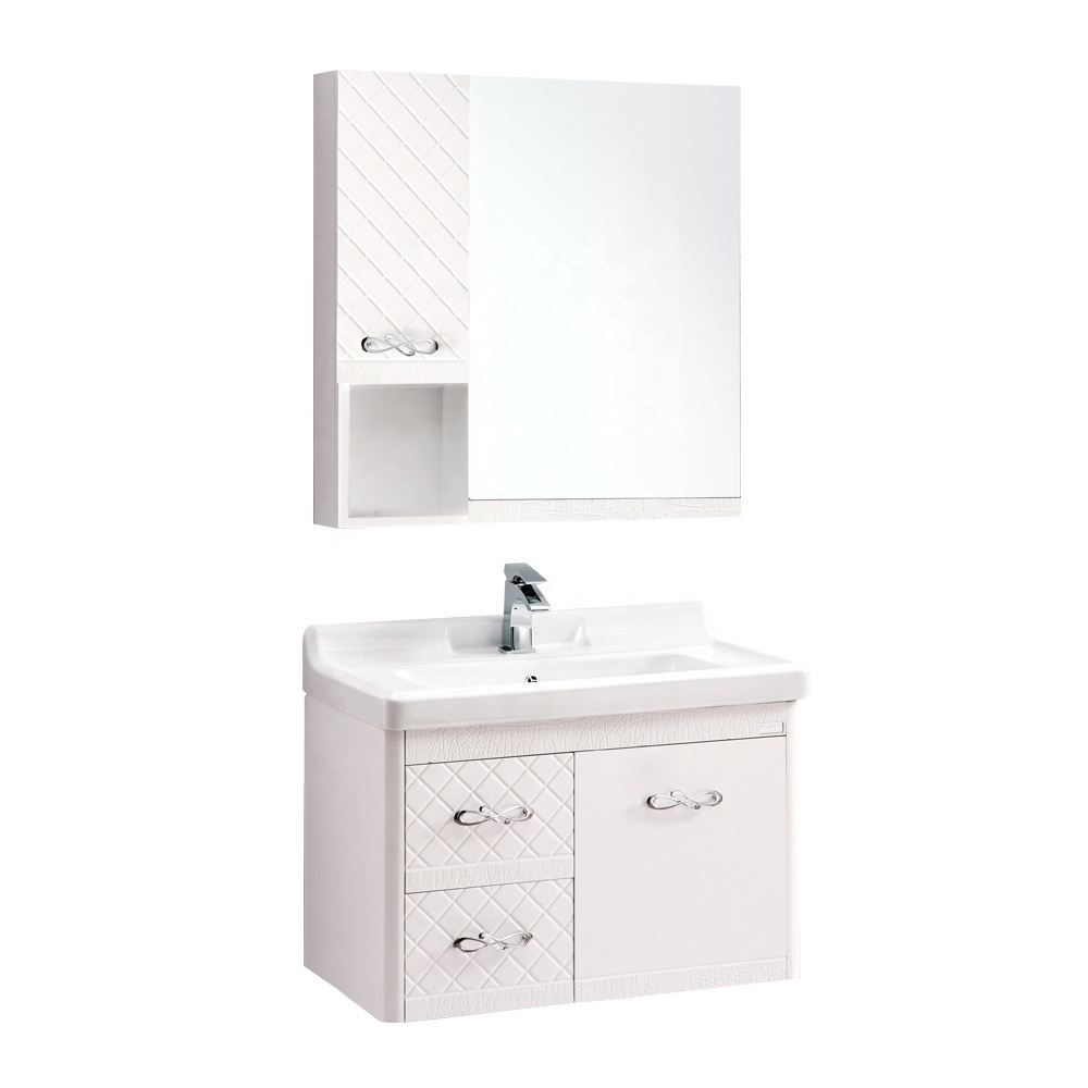 Nordic style modern bathroom furniture mirror vanity cabinets set sink basin bathroom vanities for home hotel