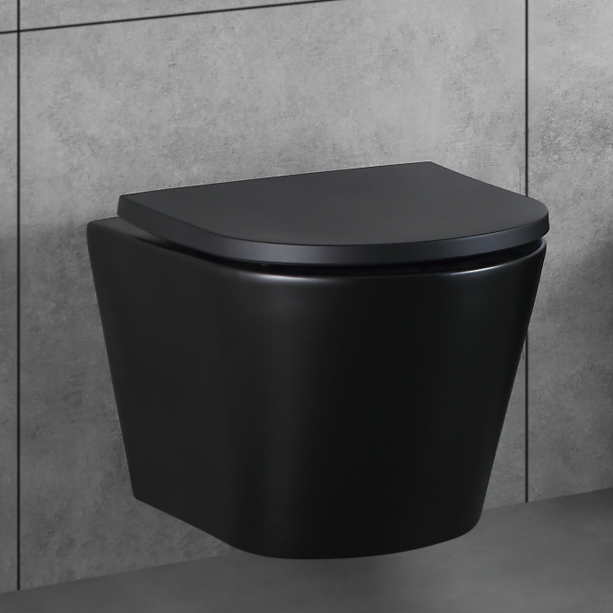 Modern Gravity Flushing  Europe Style Packing Modern Pattern Ceramic Wall Hung One Piece Toilet