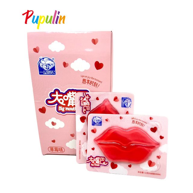 Big Mouth Sweet Soft Candy and Sweets Lips Jelly Candy  Snack Strawberry Flavor  Gummy Candy