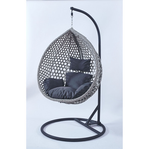 large outdoor patio hanging 2 seats swing hammock person basket cushion folding salon red double egg chair with cover